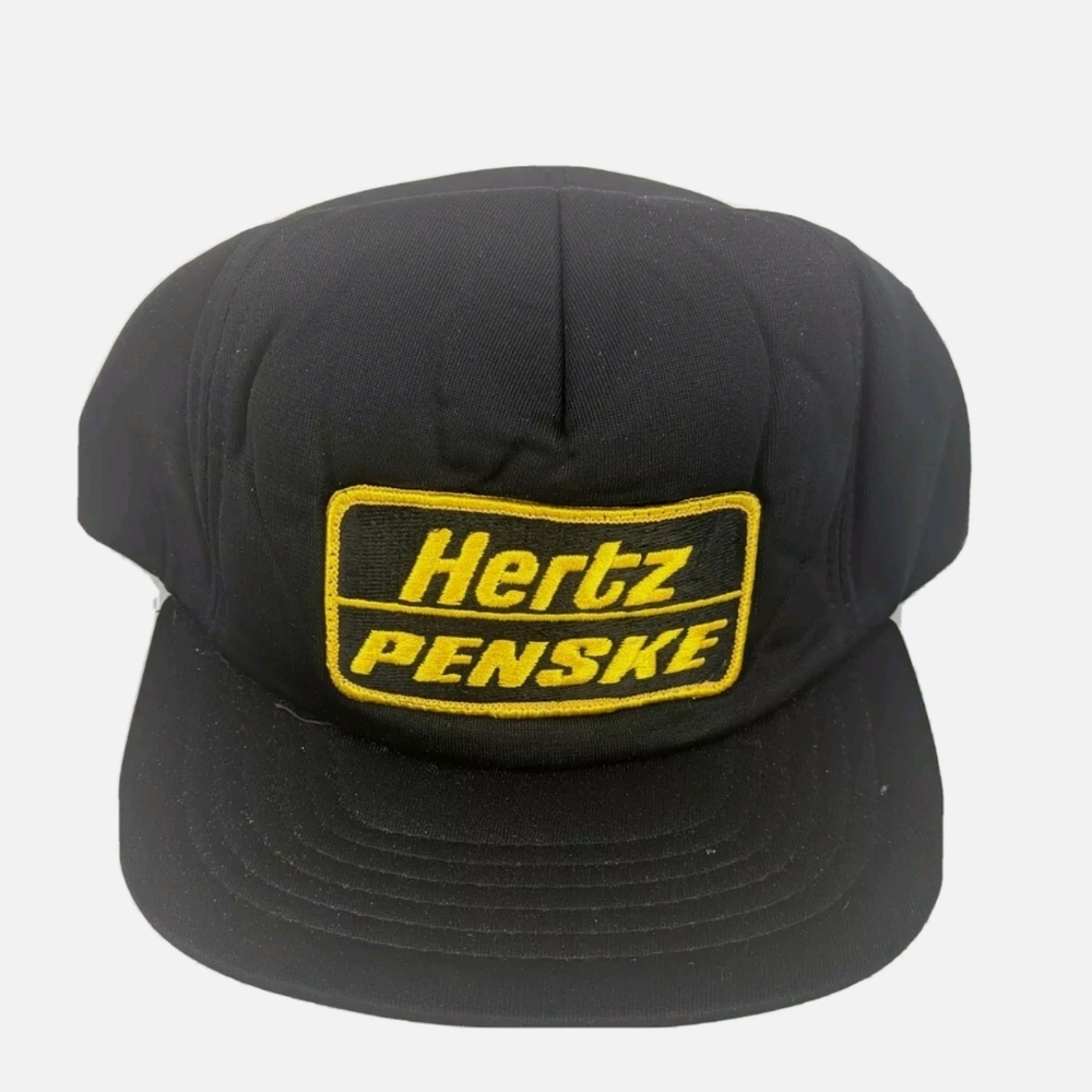 Vintage Hertz Penske Adjustable Trucker Hat